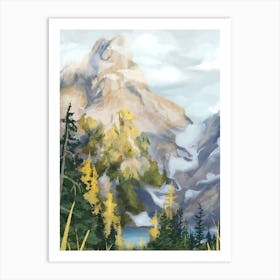 Mountain Landscape 14 Art Print