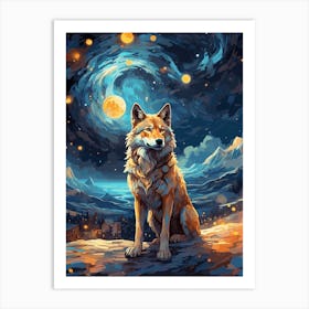 Wolf Art 1 Art Print