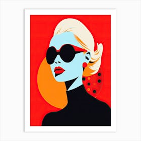 Captivating Cosmos: Pop Art Femme Fatales Art Print