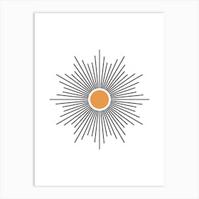 Sunburst Art Print