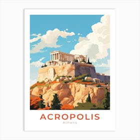 Athens Acropolis Travel Art Print