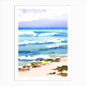 Fisherman'S Beach 2, Australia Watercolour Art Print
