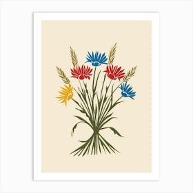 Bouquet Of Flowers 32 Art Print