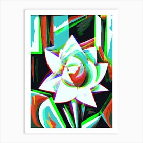 Abstract Flower 8 Art Print