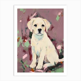 A Shih Tzu Dog Painting, Impressionist 1 Art Print