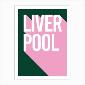 Liverpool Typography Art Print
