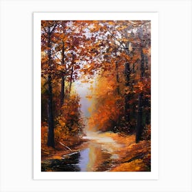 Autumn In The Woods 1 Art Print