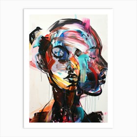 Abstract Of A Woman 8 Art Print