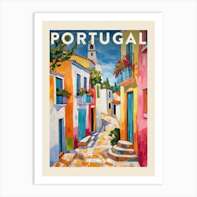 Faro Portugal 5 Fauvist Painting  Travel Poster Art Print