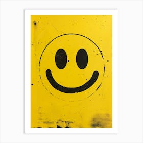 Smiley Face Art Print