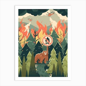 Wildfire Awareness Art Print