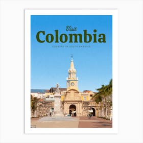 Visit Colombia Art Print