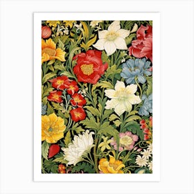 William Morris Flowers 2 Art Print