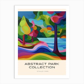 Abstract Park Collection Poster Stanley Park Vancouver Canada 2 Art Print