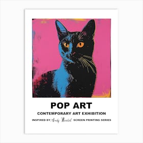 Cat Pop Art 4 Art Print