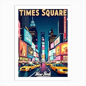 Times Square Art Print