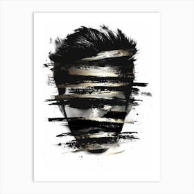 Face Of A Man 4 Art Print