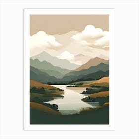 Landscape Painting 31 Art Print