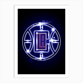 Los Angeles Clippers Art Print