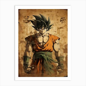 Dragon Ball Z Wallpaper 33 Art Print