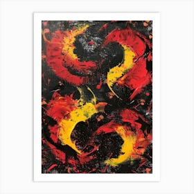 Flaming Flames Art Print