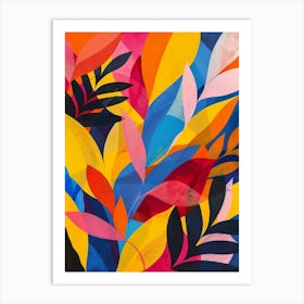 Colorful Leaves 1 Art Print