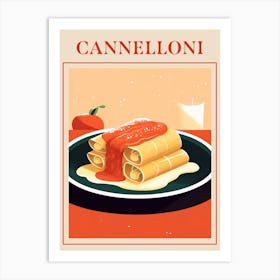 Cannelloni Italian Pasta Poster Art Print