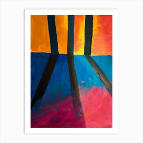 Three Trees 1 Art Print