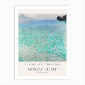 On Lake Attersee, Gustav Klimt Poster Art Print