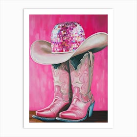 Cowgirl Boots 3 Art Print