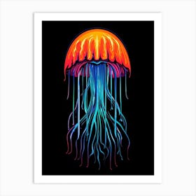 Portuguese Man Of War Pop Art 5 Art Print