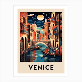 Vintage Travel Poster Venice 8 Art Print