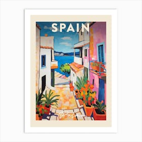 Palma De Mallorca 4 Fauvist Painting Travel Poster Art Print