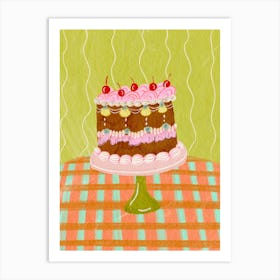 Cake On A Table 1 Art Print