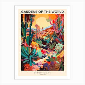 Desert Botanical Gardens Usa Gardens Of The World Poster Art Print