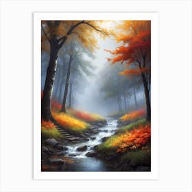 Autumn In The Forest 1 Art Print