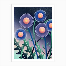 Flowers In The Sky 9 Art Print