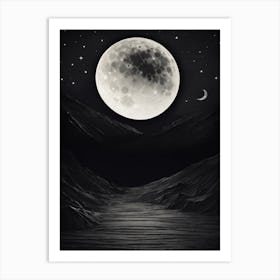 Full Moon Art Print