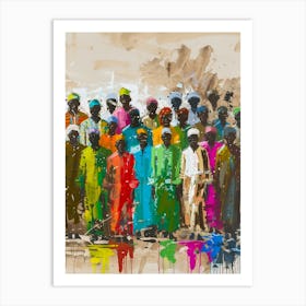 People Of Africa Art Print