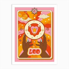 Zodiac Leo Art Print