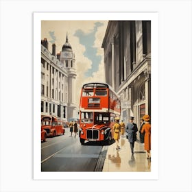 London Street Scene Art Print