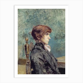 Portrait Of Jeanne Wenz (1886), Henri de Toulouse-Lautrec Art Print