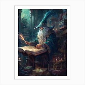 Wizard Of Odin 2 Art Print