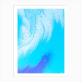 Blue Water 4 Art Print