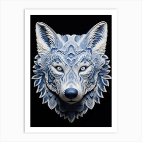 Wolf Head Art Print