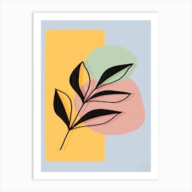 Abstract Leaf 6 Art Print