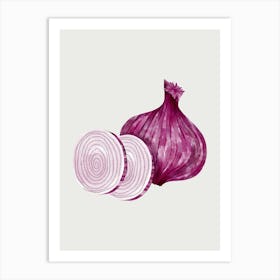 Onion And Garlic Art Print