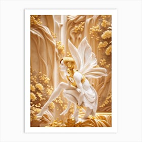 Gold Fairy Art Print