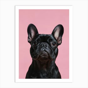 French Bulldog Portrait.Generated AI. Art Print 4 Art Print