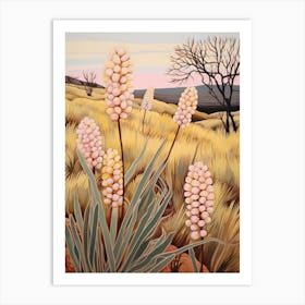Prairie Clover 2 Flower Painting Art Print